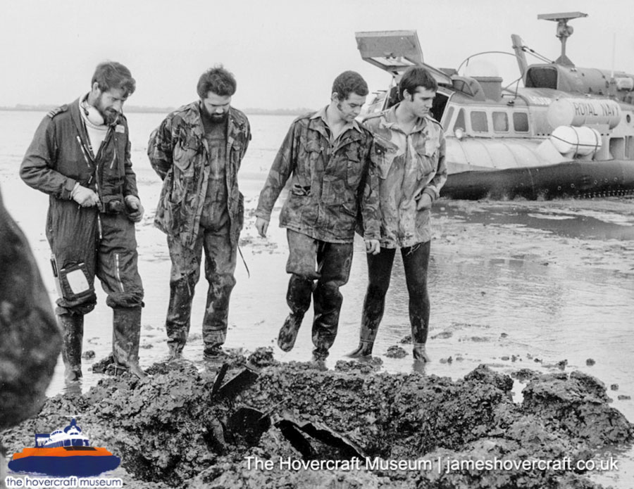 SRN6 with the Royal Navy -  (credit: The Hovercraft Museum Trust).